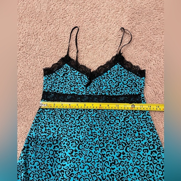 XOXO Leopard Print Satin Sexy Nightdress - Picture 6 of 10